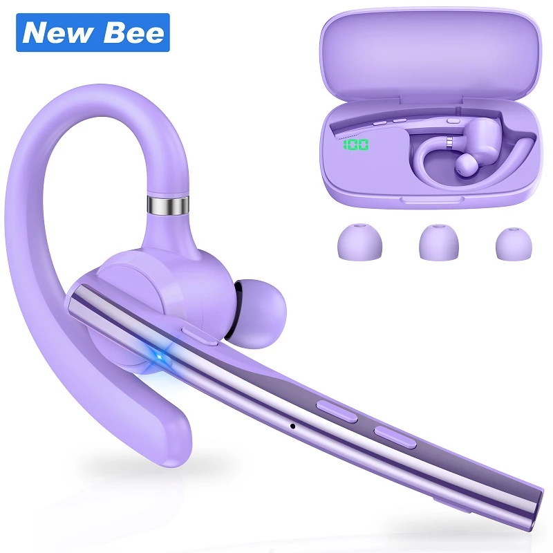 Nouvo Bee Branded Koulè wouj violèt Bluetooth
